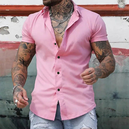 Ben – Slim Fit Lyhythihainen Paita