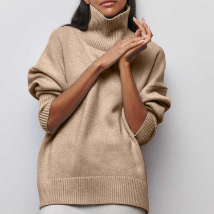 Berenice – Pullover korkealla kauluksella