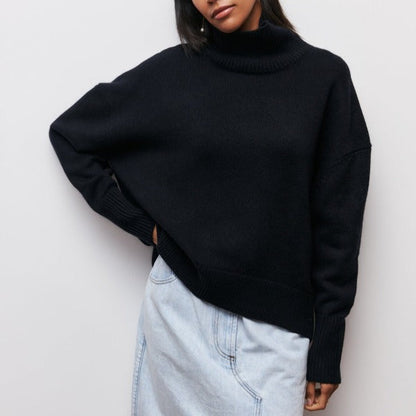 Berenice – Pullover korkealla kauluksella