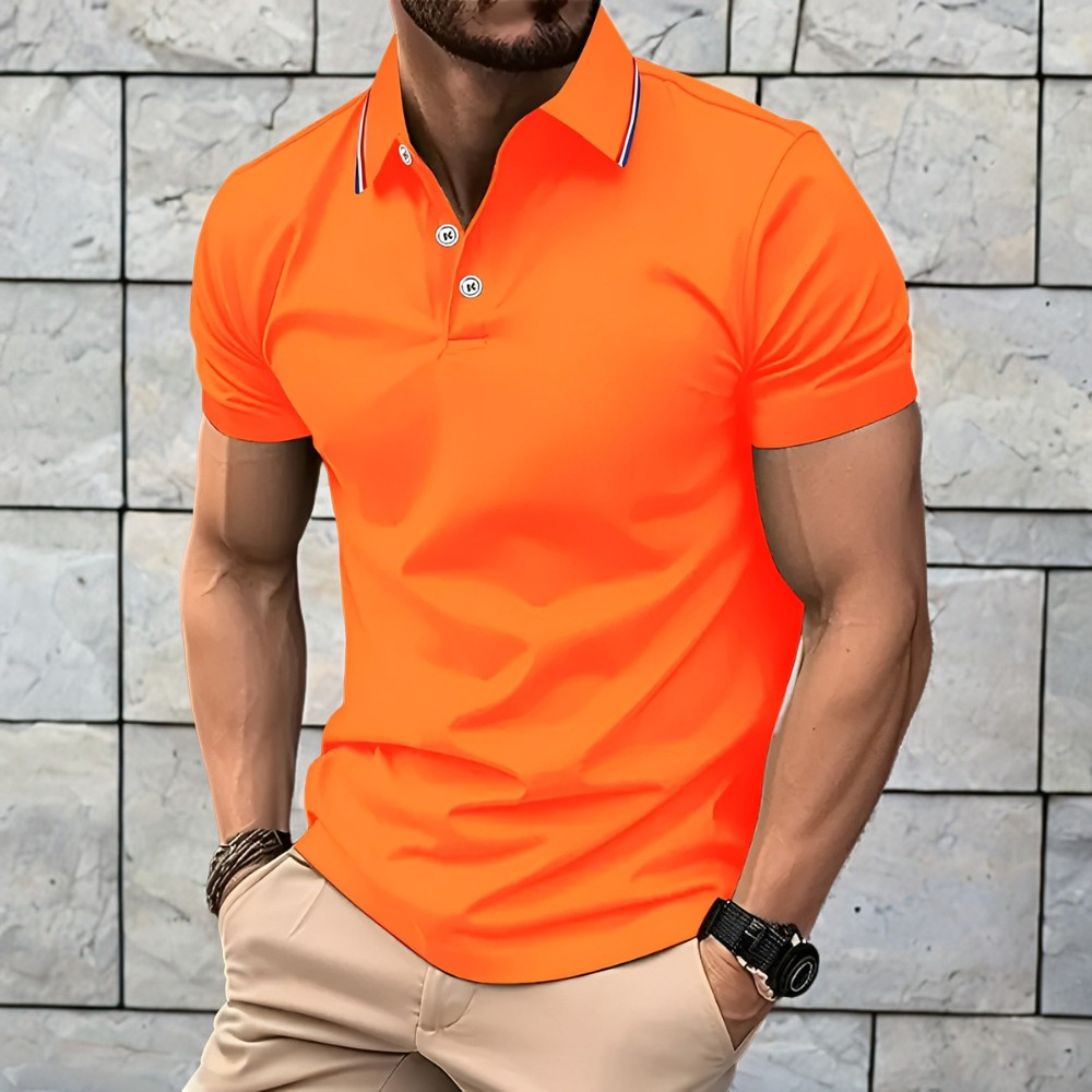 Crosby - Rento lyhythihainen pikeepaita miehille