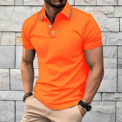 Crosby - Rento lyhythihainen pikeepaita miehille