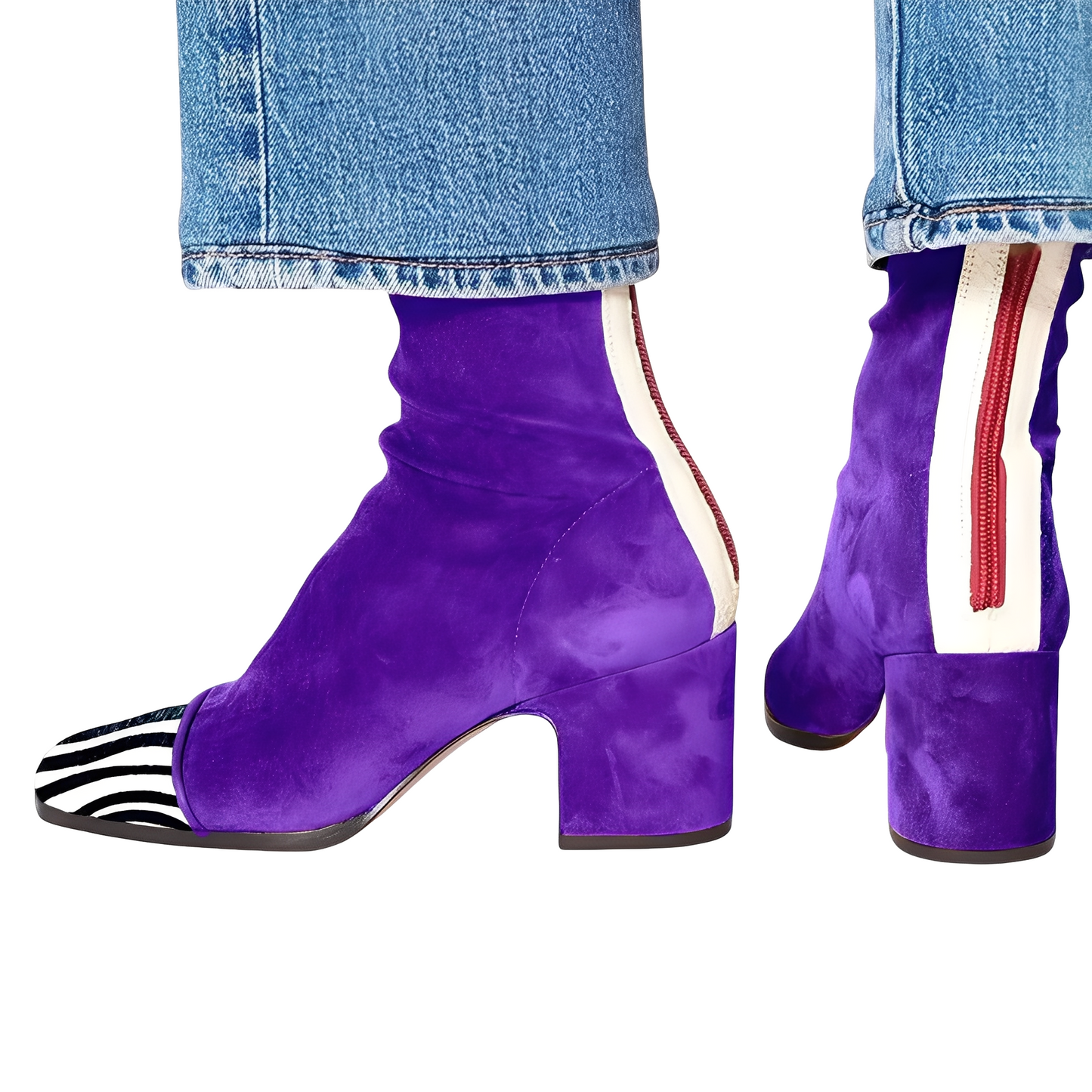 Juliana - Tyylikkäät nilkkurit lohkarekorolla naisille