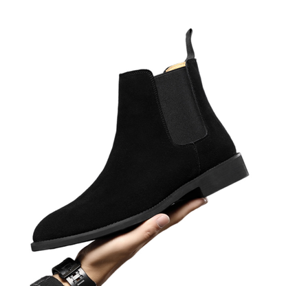 Harris - Klassiset Chelsea-saappaat nahkaa miehille