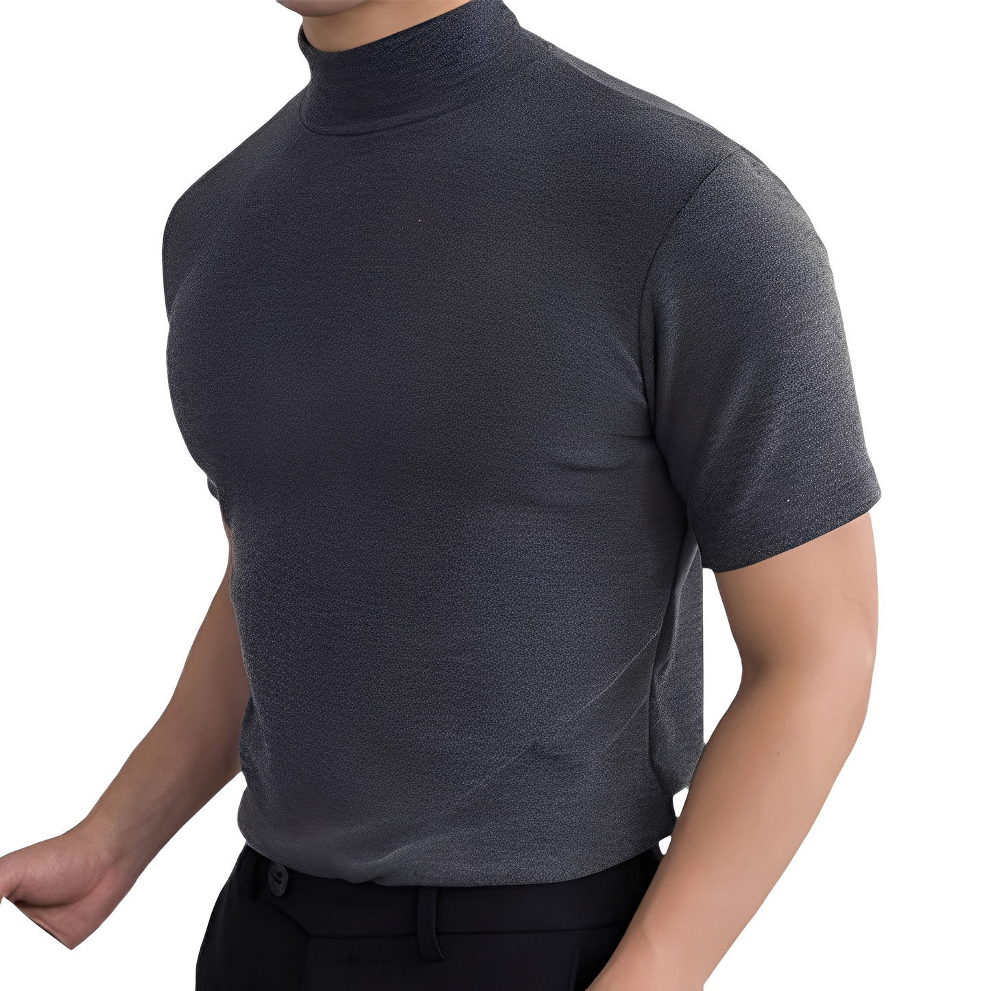 Barrett - Tyylikäs paita korkealla kauluksella miehille