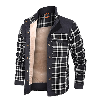 Harmon - Tyylikäs ruudullinen takki miehille