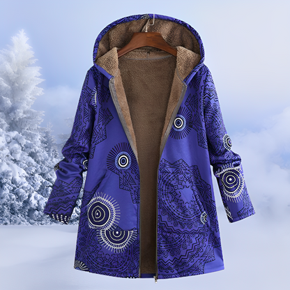 FluffCoat – Kuviollinen Talvitakki