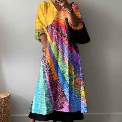 Angeleka - Mukava ja värikäs mekko naisille