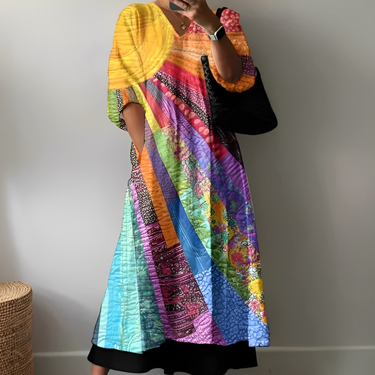 Angeleka - Mukava ja värikäs mekko naisille