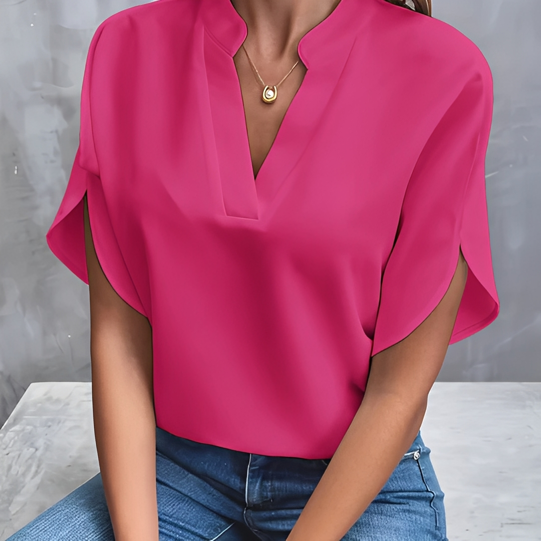 Alicie - Elegantti V-kauluksinen paita naisille