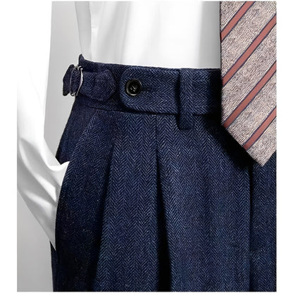 Bartosz – Tweed-vapaa-ajanhousut miehet