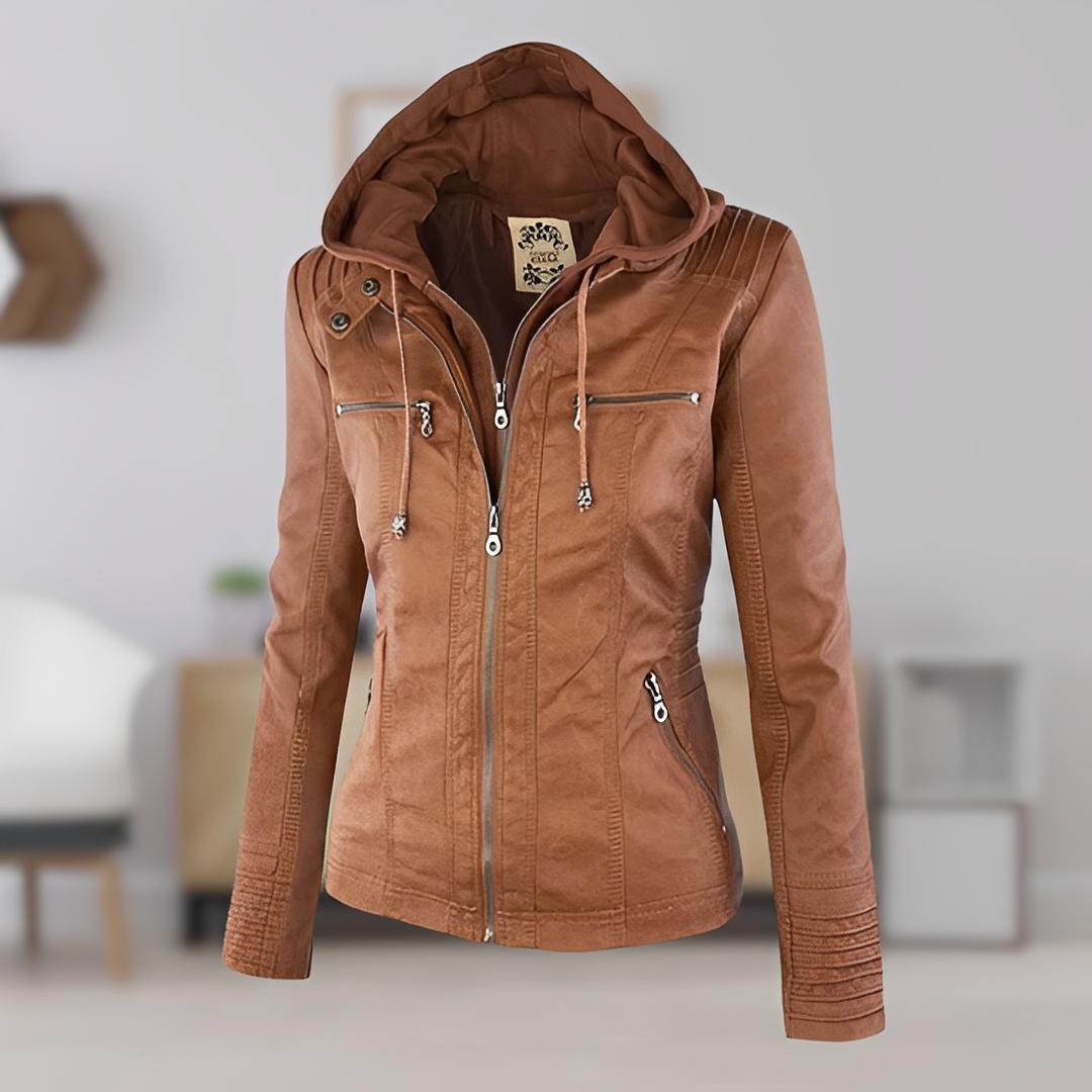 Abigaille - Muoti nahkatakki naisille