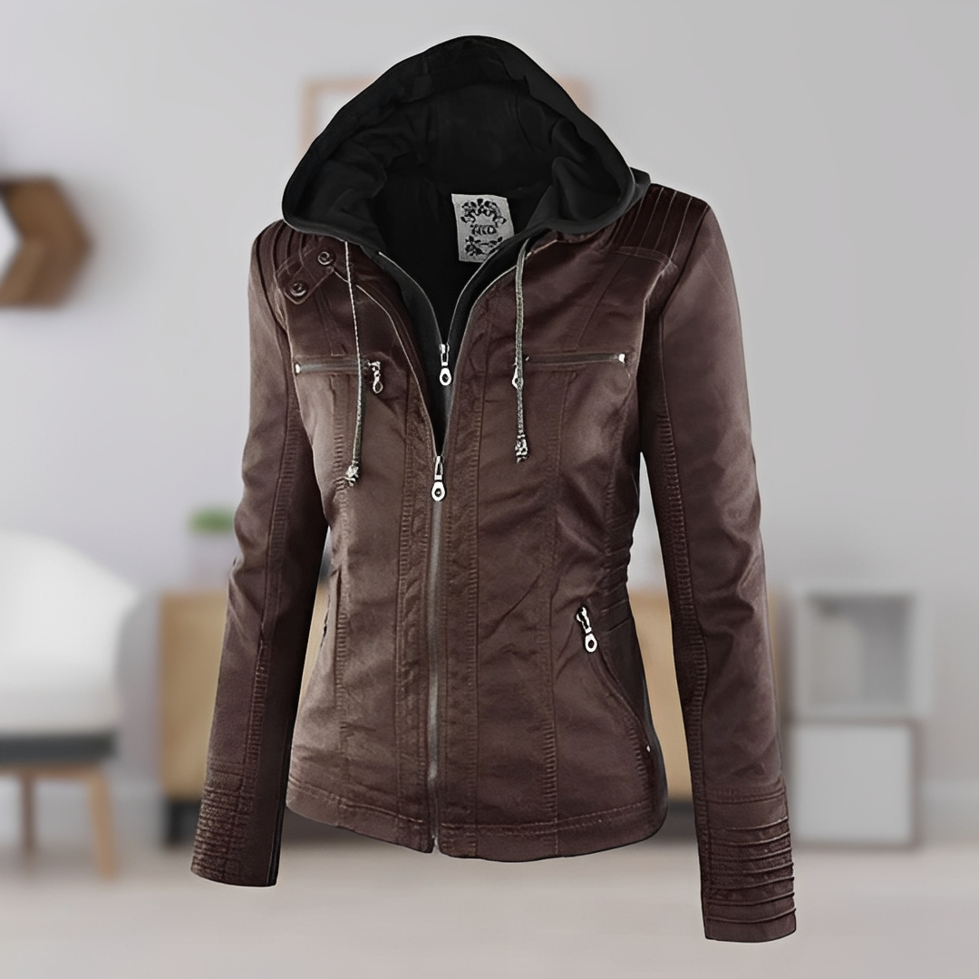 Abigaille - Muoti nahkatakki naisille