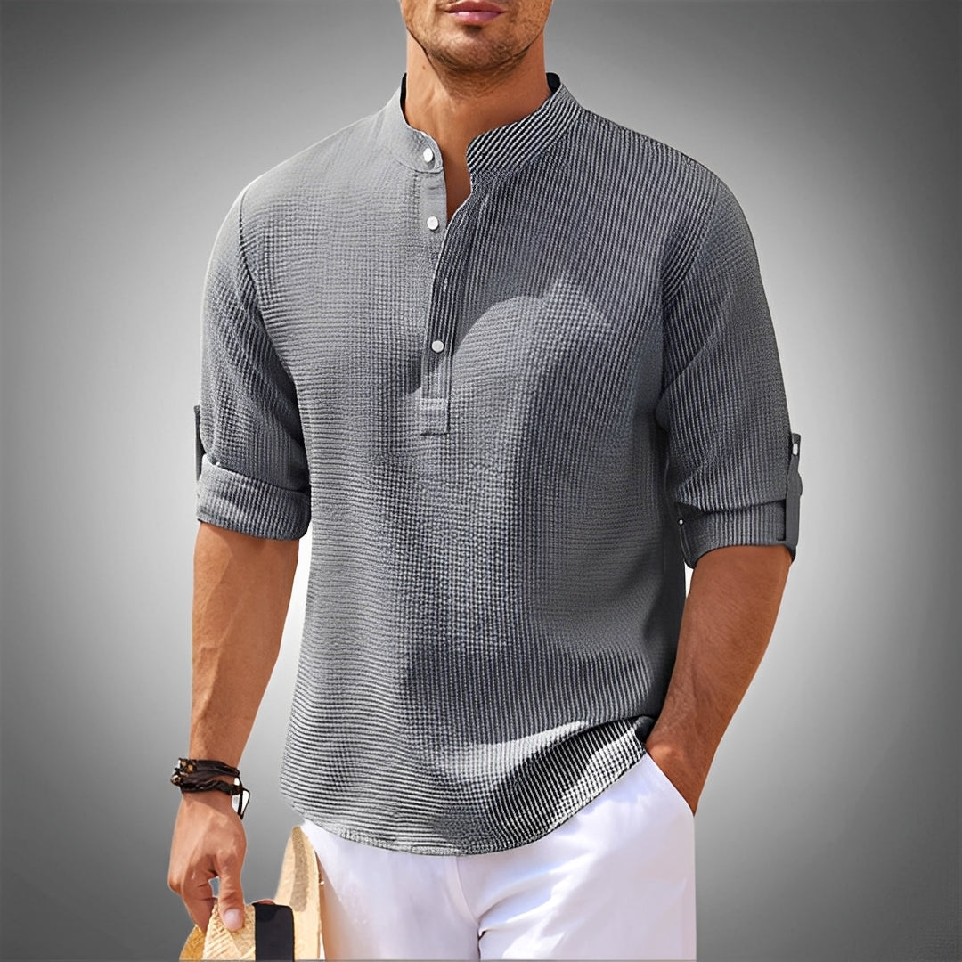 Adriennes - Mukava nappikauluspaita miehille