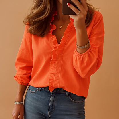 Aubbrey - Elegantti pitkähihainen paita naisille