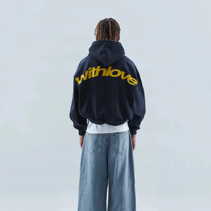Rakkaudella – Unisex Collegepaita