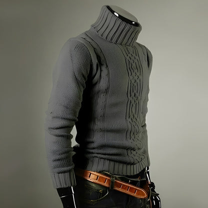 Oliver - Tyylikäs puuvillainen pooloneule miehille