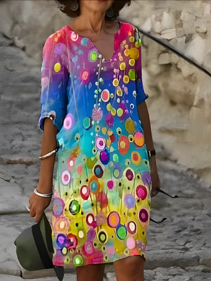 Malia – Mini-mekko graafisella kuviolla