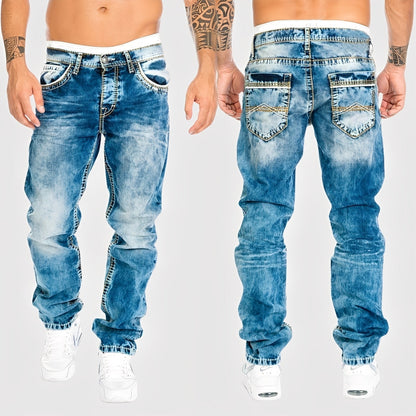 Chris - Rennot farkut leveillä lahkeilla miehille