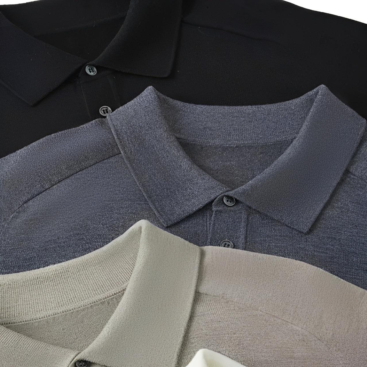 Anton - Rento villapaita kauluksella miehille