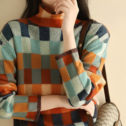 Becca - Tyylikäs tilkkutäkki-poolopaita naisille