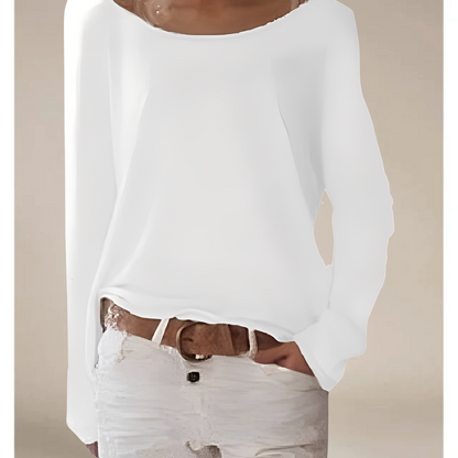 Alexa – Kevyt Pyöreäkauluksinen Ohutneulepaita