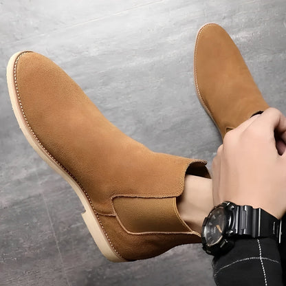 Willard - Tyylikkäät Chelsea-nahkasaappaat miehille