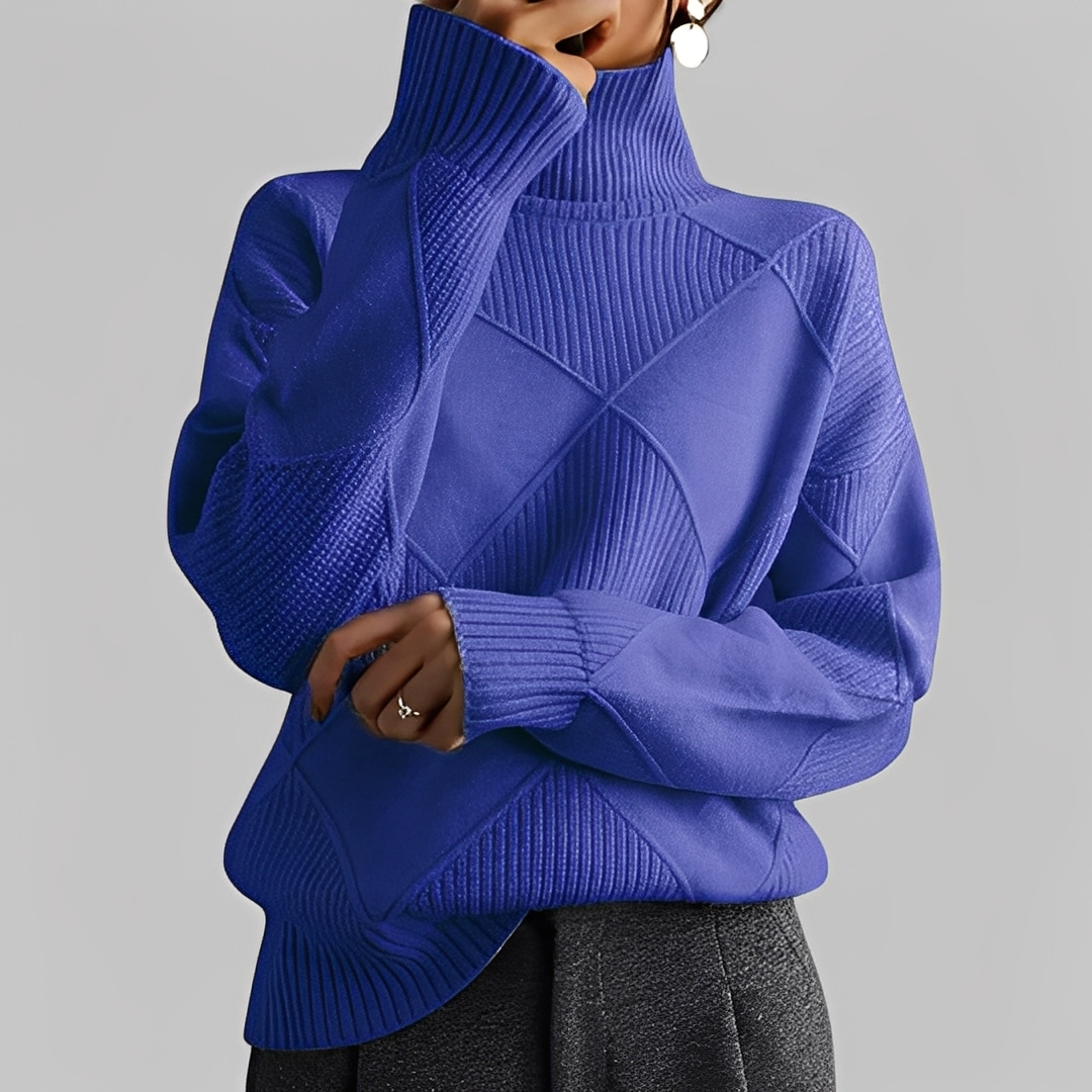 Mariette - Talvinen naisten oversize-poolopaita