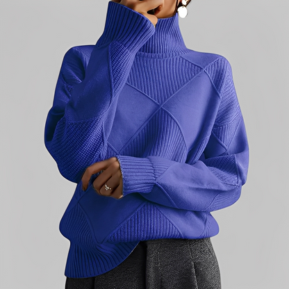 Mariette - Talvinen naisten oversize-poolopaita